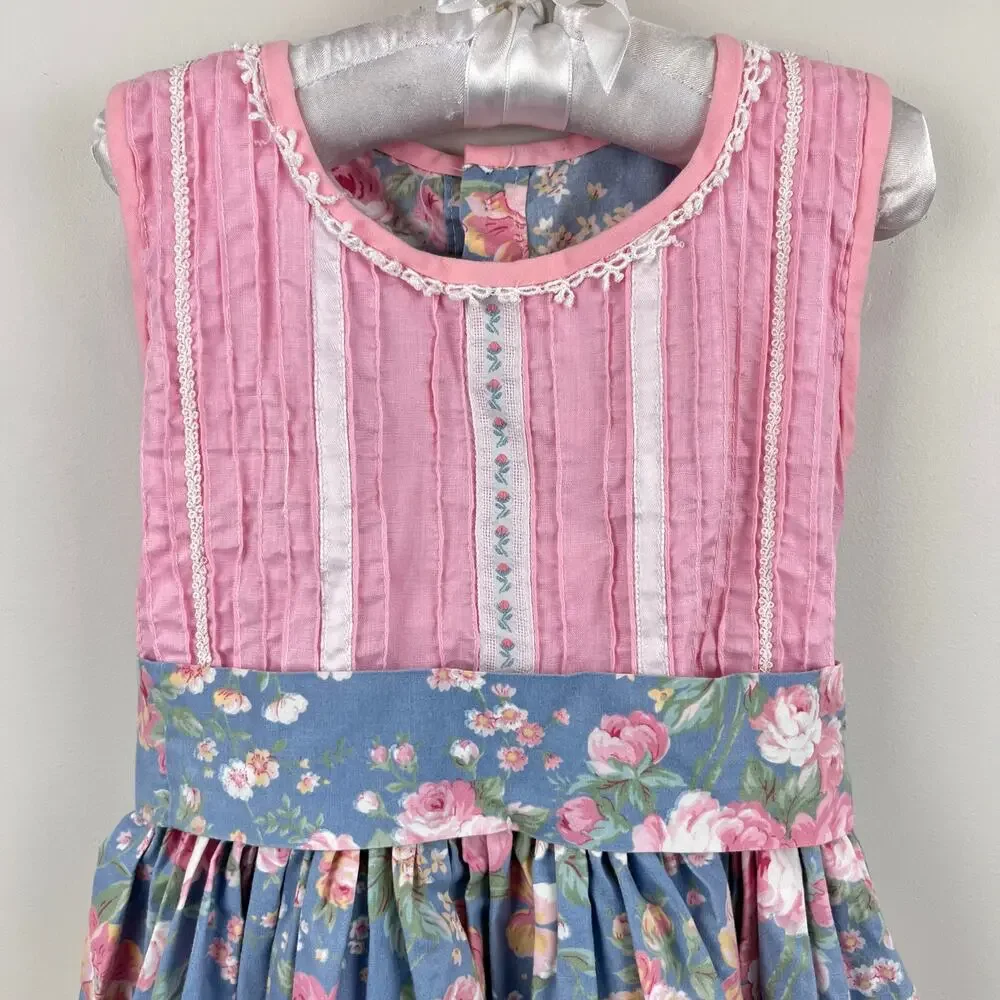 Vintage pink blue